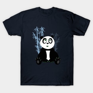 Panda Girl - Blue T-Shirt